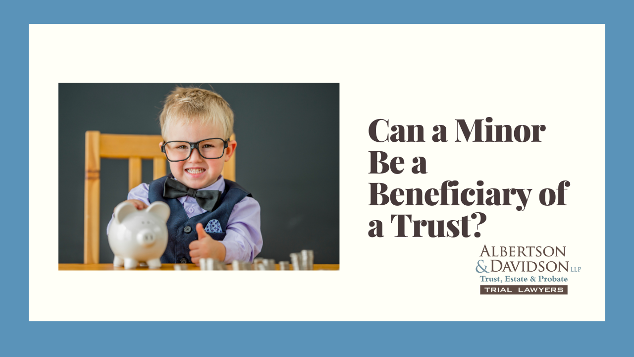 2020.12.08 Can a Minor be a Beneficiary of a Trust